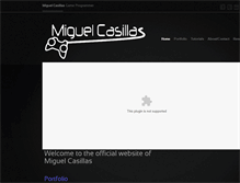 Tablet Screenshot of miguelcasillas.com